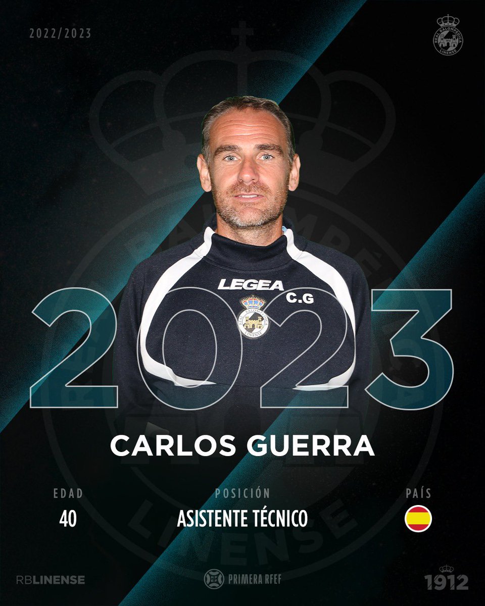 Real Balompédica Linense (@rbl1912) on Twitter photo ℹ️ RENOVACIÓN STAFF 🤍🖤
⚽️🏋🏻♀️🏃🏻Nos complace anunciarles que CARLOS GUERRA <a href="/guerrabalona/">carlos guerra</a> , leyenda y ejemplo vivo del ADN RECIO, continuará un año más como ASISTENTE TÉCNICO de <a href="/Al_Monteagudo/">Alberto Monteagudo</a> , José Végar y de la Real Balompédica Linense!
👏👏👏
#GenéticamenteBalono🧬 ℹ️ RENOVACIÓN STAFF 🤍🖤
⚽️🏋🏻♀️🏃🏻Nos complace anunciarles que CARLOS GUERRA <a href="/guerrabalona/">carlos guerra</a> , leyenda y ejemplo vivo del ADN RECIO, continuará un año más como ASISTENTE TÉCNICO de <a href="/Al_Monteagudo/">Alberto Monteagudo</a> , José Végar y de la Real Balompédica Linense!
👏👏👏
#GenéticamenteBalono🧬