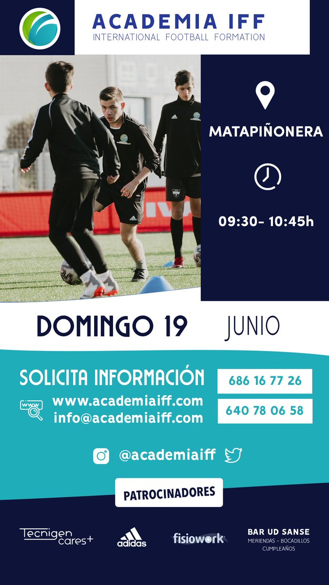 #HorariosacademiaIFF

Vamos a por el domingo 🔥