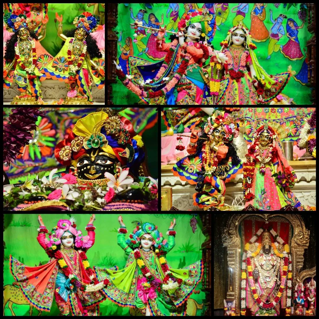 vrajaviharinis's tweet photo. 🤩😍DAILY DARSHAN😍🤩
(Iskcon Vrindavan)
(Iskcon Mayapur)
(Iskcon Pune)
(Iskcon Kolkata)
#lordkrishna #srimatiradharani #panchatatwa #jaijaganathdev #jaisubhadramaharani #jaibalaramdev #dailydarshan #auspicious #beauty #jaigaurnitai #jaigirirajbhagvan #jaisrinrishangadev #Iskcon https://t.co/TE9lFtZrOZ