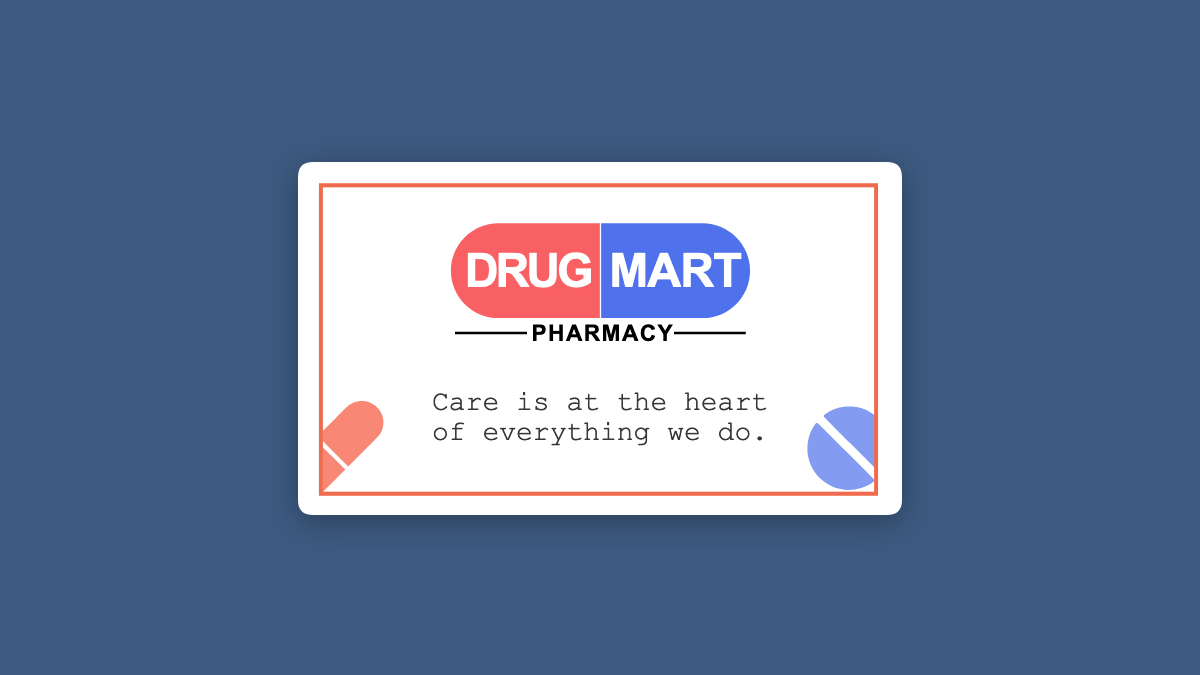 drugmartrx's tweet photo. Drug Mart Pharmacy business card. 😀💊🤝 
Easily save our contact information for Drug Mart pharmacy to your phone directory. Share our contact with family and friends.  
Visit:  https://t.co/MLYqtod411 https://t.co/02V0KW94hQ