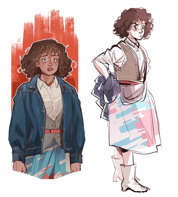 nancy doodles. learnin how to draw her is fun but hard :T! #strangerthings 