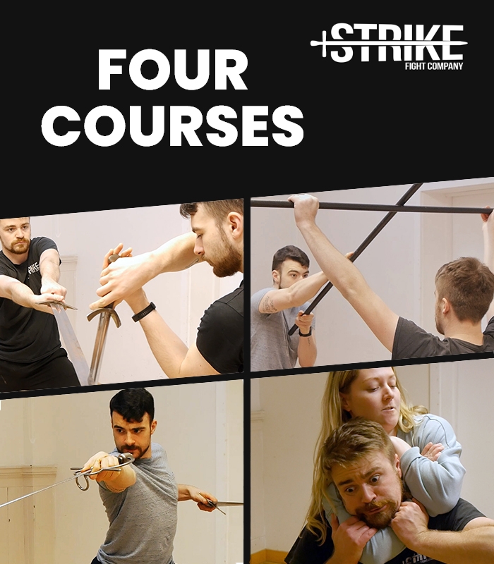StrikeFightCo's tweet image. COMING ON JULY 1ST 2022

Courses in Unarmed, Broadsword, Rapier &amp;amp; Dagger and Quarterstaff. 

All online at affordable prices so you can learn on your own terms!

 #onlinecourses #stagecombat #film #stage #television #stunt #fightsonfilm #actors #actortraining
