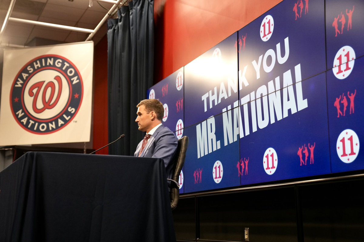Nationals's tweet photo. We are not gonna cry today. 

Nope. Not us.

#ThankYouZim // #NATITUDE https://t.co/4jcKDp0UPN