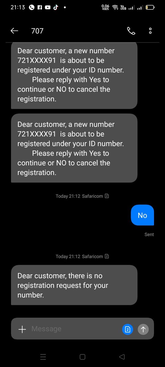 mzeerobe's tweet photo. @Safaricom_Care is this a genuine message..? https://t.co/zvNNLG2zgn