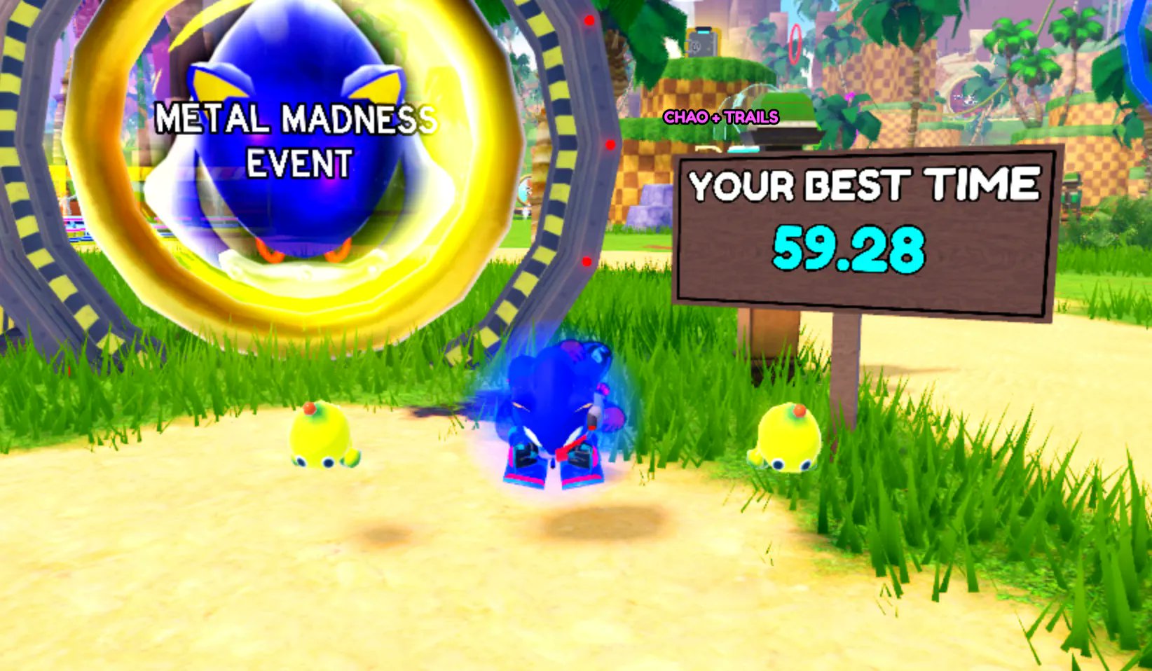 I got MAX SPEED in Sonic Speed Simulator.. 