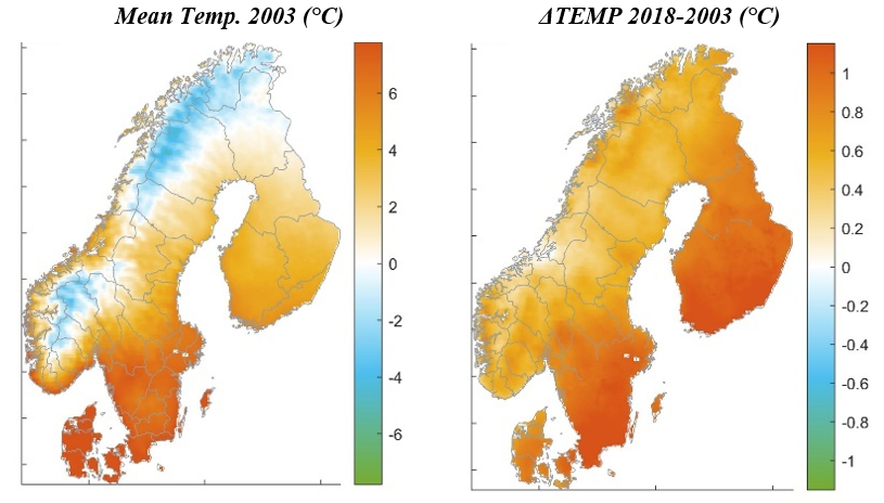 Just discovered that I live in the only place that is apparently immune to #globalwarming... Mixed feelings, especially in summer time #Trondheim