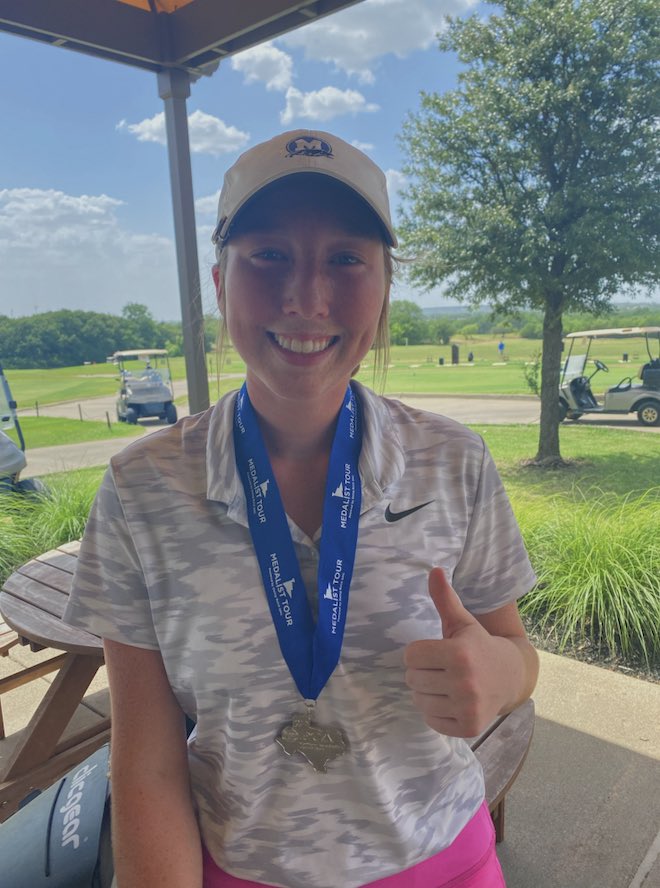 shot an 85 to tie for 1st place at hidden creek in burleson, texas!