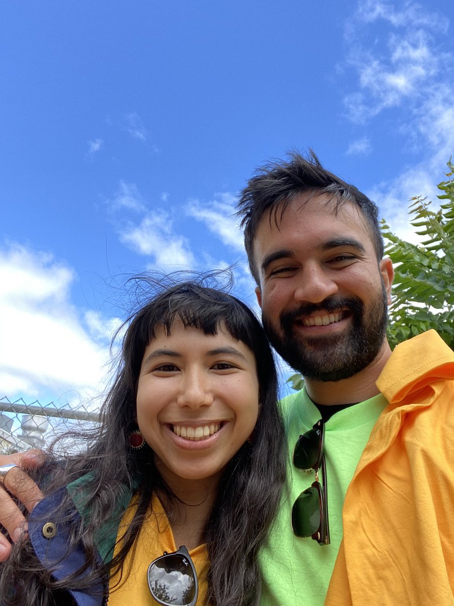 ZohranKMamdani's tweet photo. I was Nina’s field lead when she knocked on doors in 2019 @tiffany_caban’s DA race and now we’re reunited here in Kingston for @sarahana! 

My friends, the movement is forever!
#Alutacontinua https://t.co/MnUHrVc73D