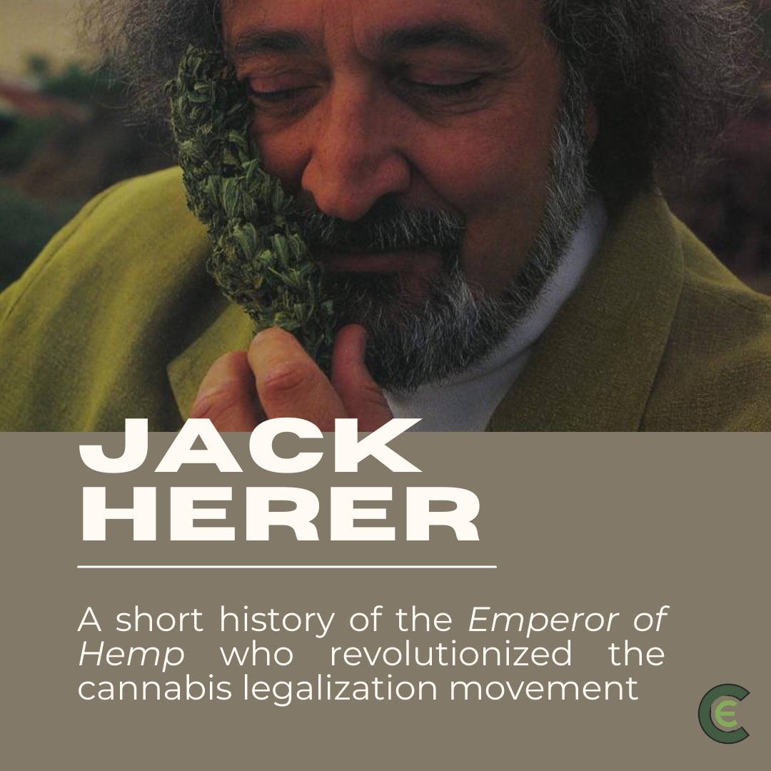 Happy Birthday to not the strain but the Man, Jack Herer. RIP to The Emperor of Hemp. 