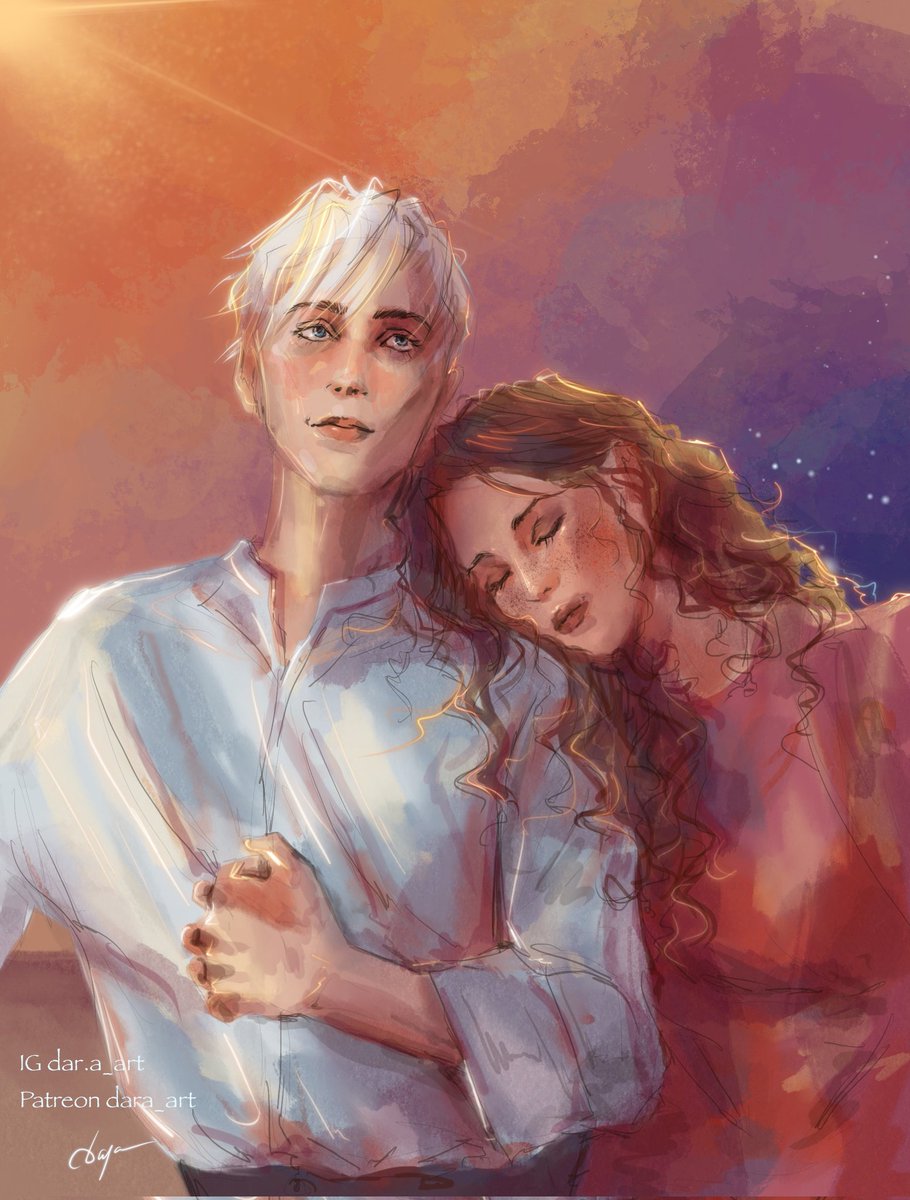 Happy and perfectly summery Draco and Hermione are admiring the sunset✨

I launched a DTIYS challenge on Instagram with this art, I will be happy if you join 💕

#dramione #dracomalfoy #hermionegranger #hpfanart
