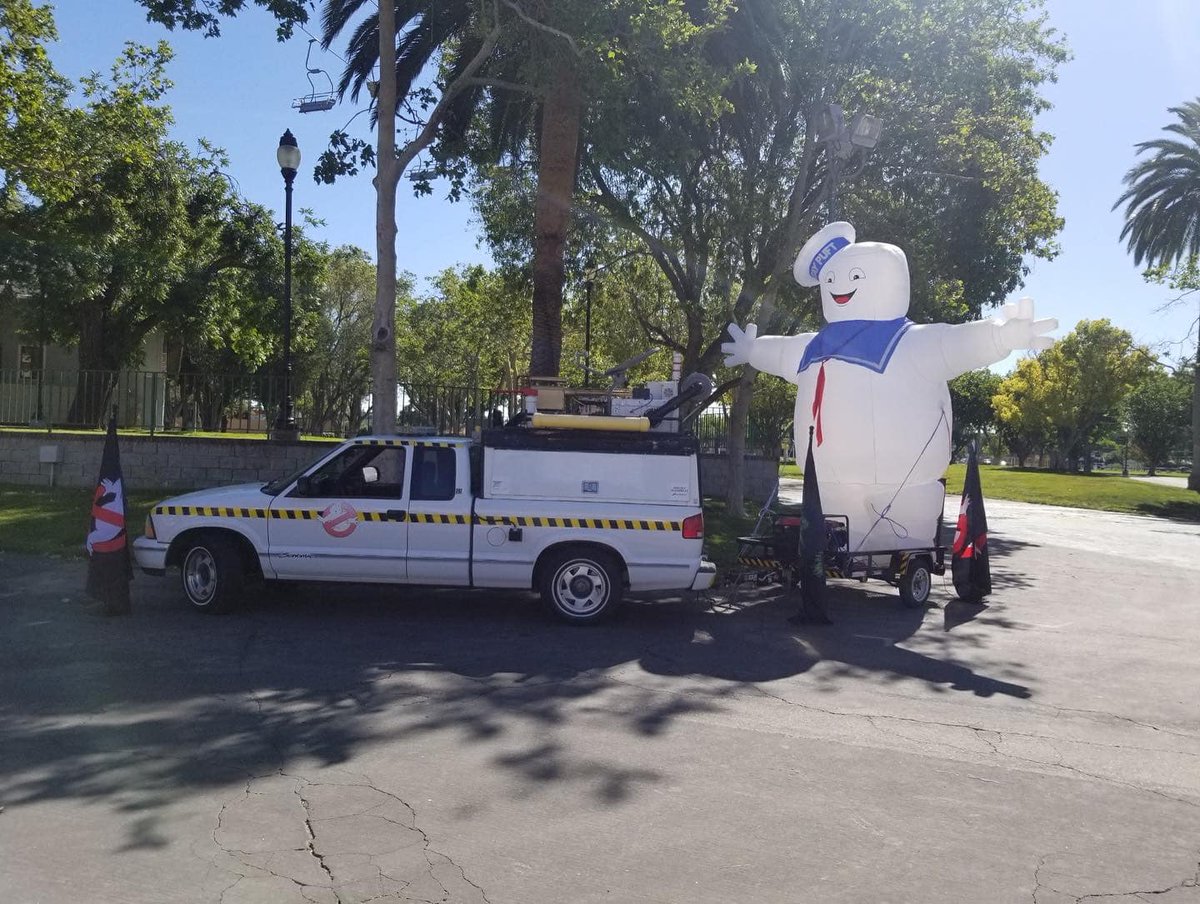GraffitiCon209's tweet photo. The 916 Ghostbusters have been called and will be at Modesto's Graffiti-Con next Sunday, June 26th at the Graffiti USA Classic Car Museum 610 N 9th Street Modesto. https://t.co/ZVXlSn2KsL