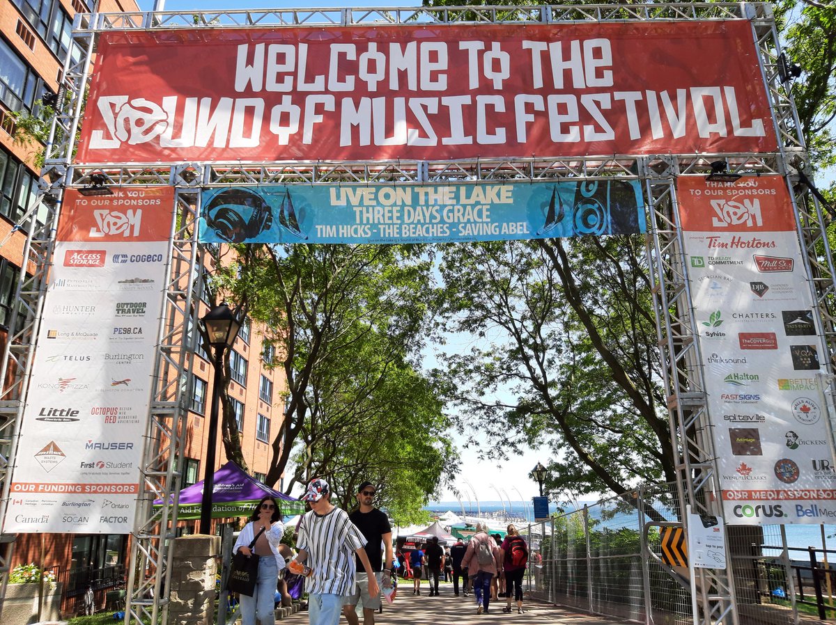 Taking in all the sights &amp; sounds <a href="/BSOMF/">Sound of Music Festival</a> with <a href="/CAFHalton/">Children's Aid Foundation of Halton</a>