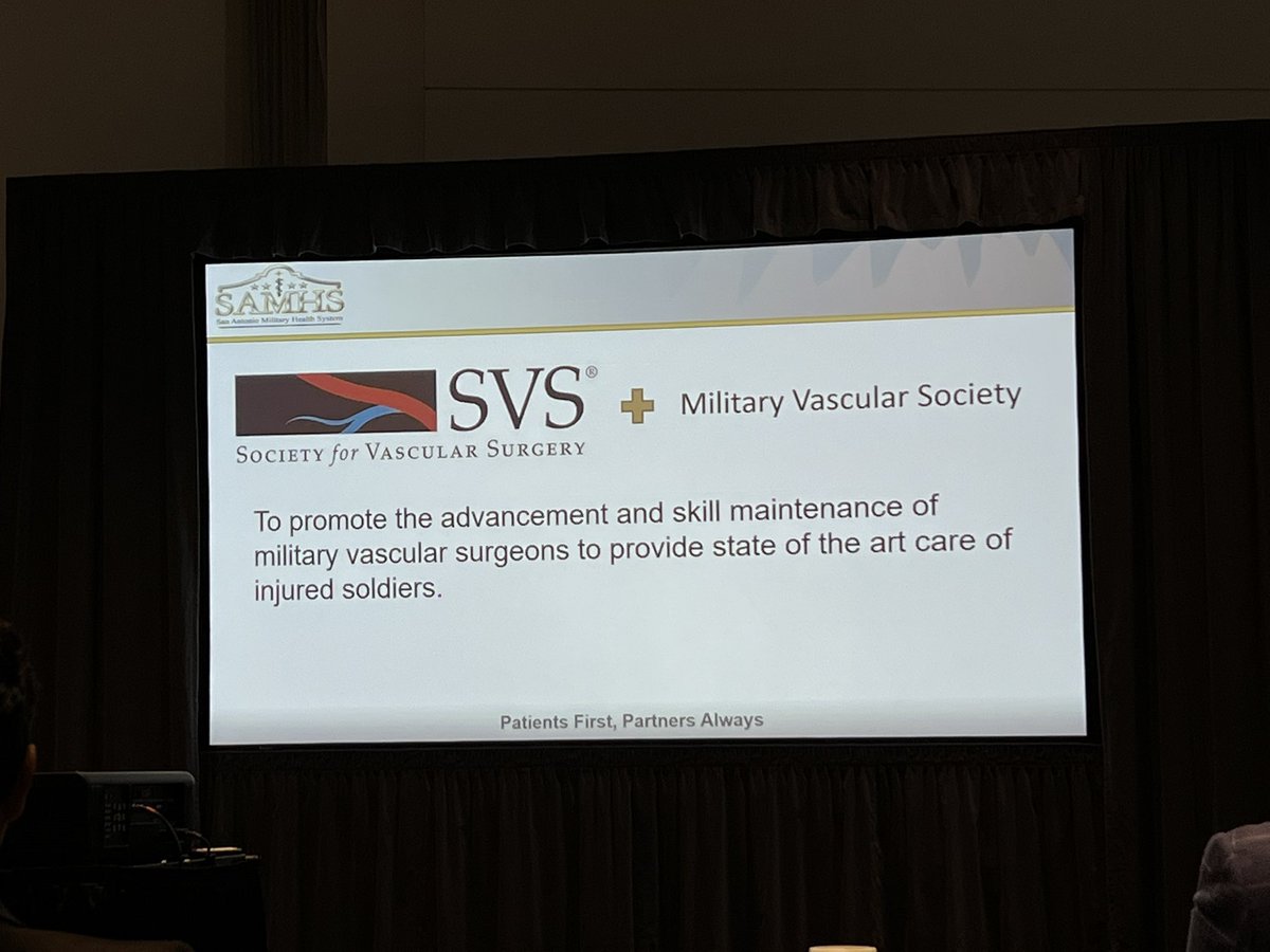 Nice review of how to maintain readiness of the military to handle vascular injuries by @Kniery_Bird @VascularSVS #VAM22