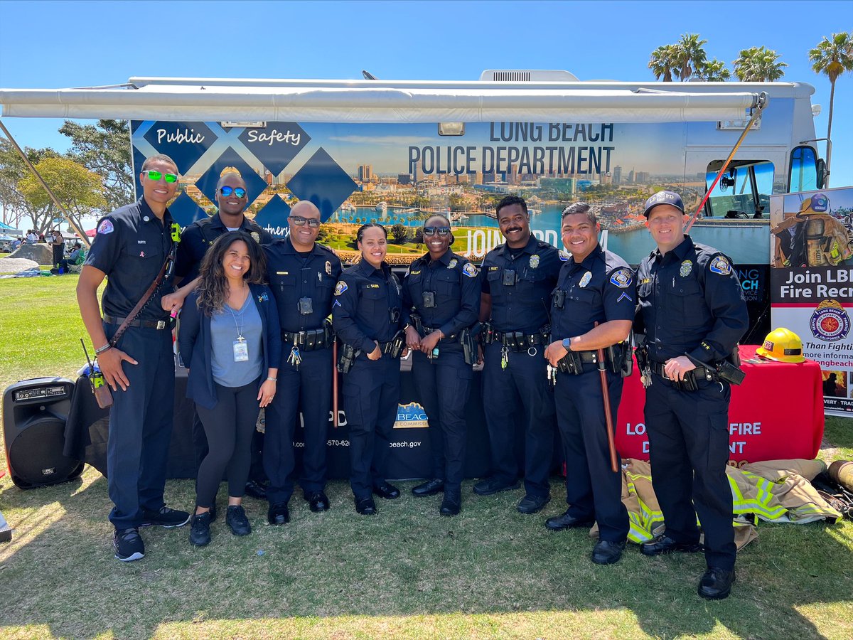 LBCityJobs's tweet image. We are at the Long Beach Juneteenth Celebration right now! If you are attending make sure to pay us a visit to celebrate with us. You can learn more about our employment opportunities, check out the Fit Truck and get to know us! #Juneteenth #longbeachca #joinlbpd #joinlbfd