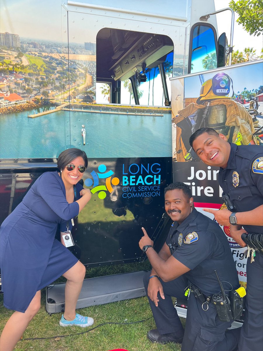 LBCityJobs's tweet image. We are at the Long Beach Juneteenth Celebration right now! If you are attending make sure to pay us a visit to celebrate with us. You can learn more about our employment opportunities, check out the Fit Truck and get to know us! #Juneteenth #longbeachca #joinlbpd #joinlbfd