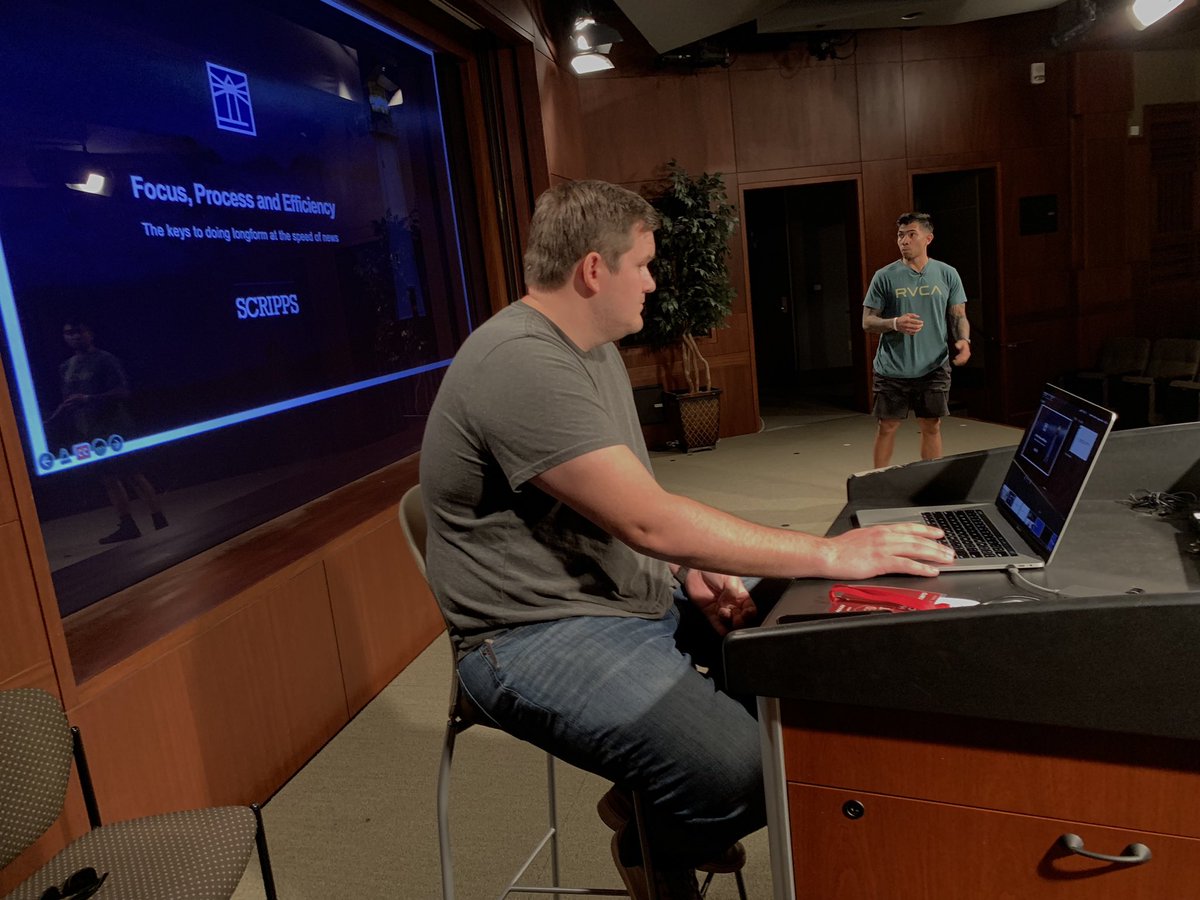 High production value at the speed of news. <a href="/TomasHoppough/">Tomas Hoppough</a> explains his process with the help of <a href="/HcavagnaroNews9/">Hank Cavagnaro</a>. Thank you <a href="/NPPA/">NPPA</a>!