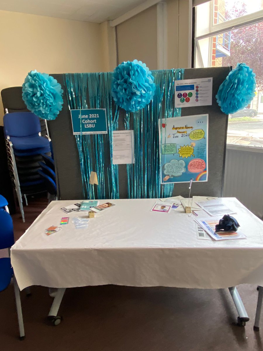 Midwife_VC's tweet photo. @LGT_NAs @uel_hsb @KUStGeorges @LSBU_HSC Really impressed with @emilyvburn's decorations and how she has sourced them in @LGT_NAs colours 👏👏🤣🤣
#ApprenticeNursingAssociate
#LGTNAOpenDay https://t.co/ON7tvfu7J9