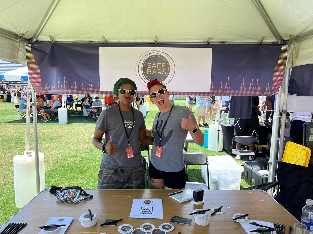 safebarshq's tweet photo. We get around. Welcome to the Charlotte, NC, @untappd beer festival. Offering a training and booth schmoozing. Come on by! #craftbeer #hospitality #safety #StopHarassment #Respect #SafeBars #wegotyourback https://t.co/lwhAo7Z3ZI
