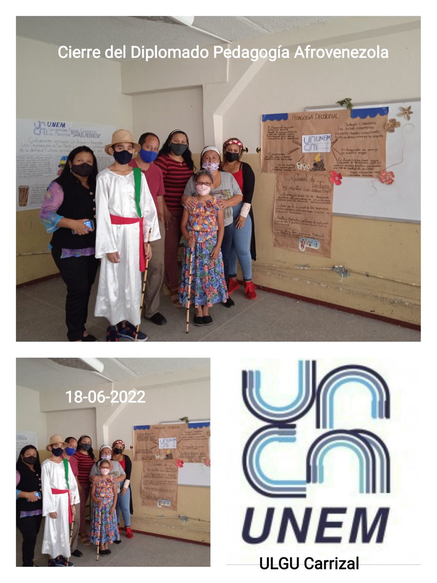Cierre del Diplomado Pedagogía Afrovenezola. UTGU Miranda ULGU Carrizal <a href="/SomosUnem/">SOMOS UNEM</a> <a href="/utgumiranda/">@utgumiranda</a>
