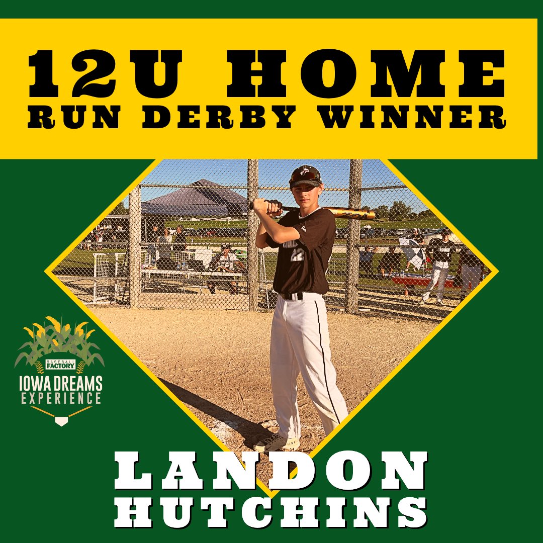 Landon swung for the stalks and took home the Home Run Derby title home last night during our skills competition for the 12U age division. @baseballfactory @baseballism #swingforthestalks #dreamitplayitbelieveit