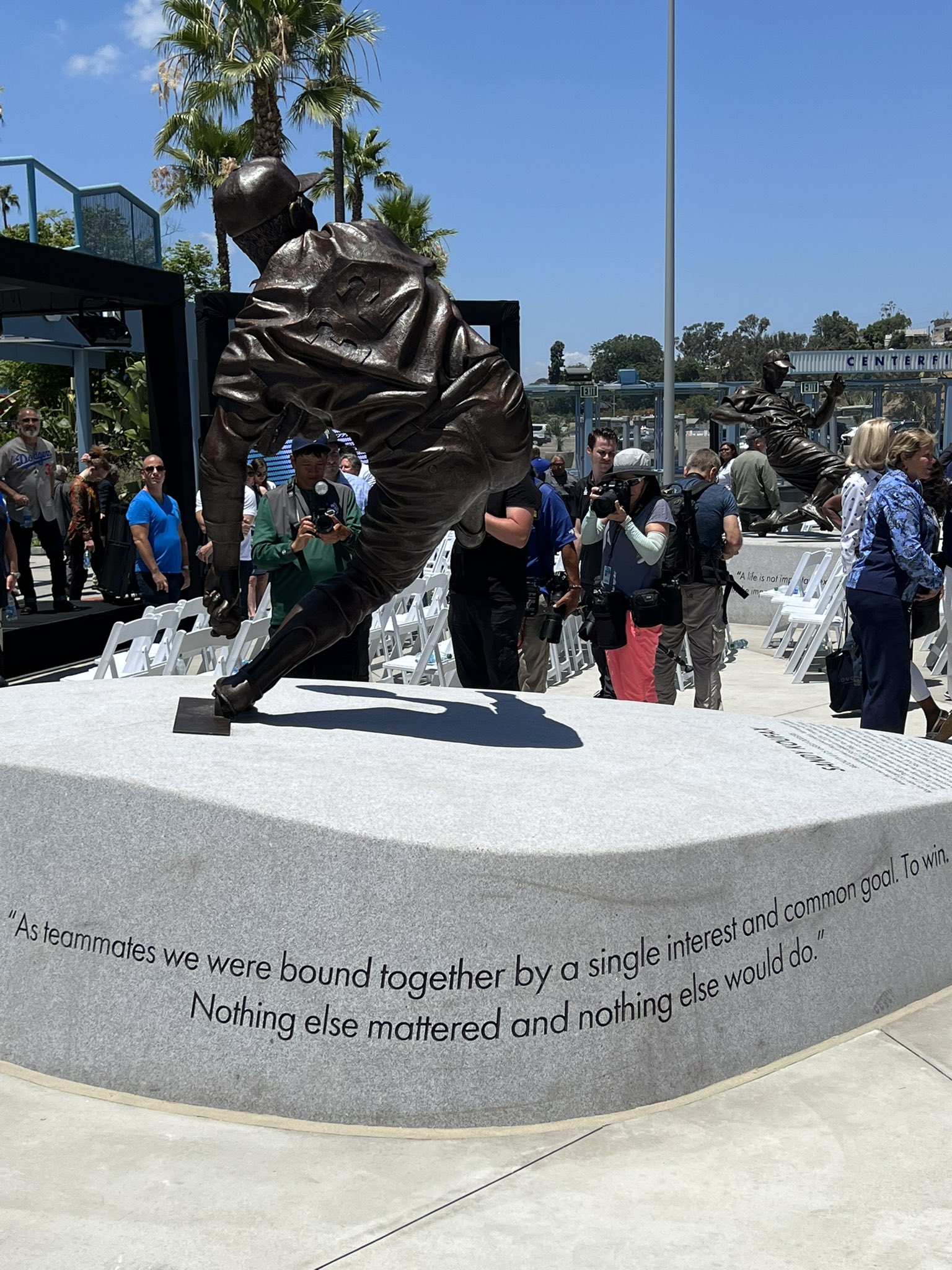 Doug McKain on X: Quote on the Sandy Koufax statue #Dodgers   / X