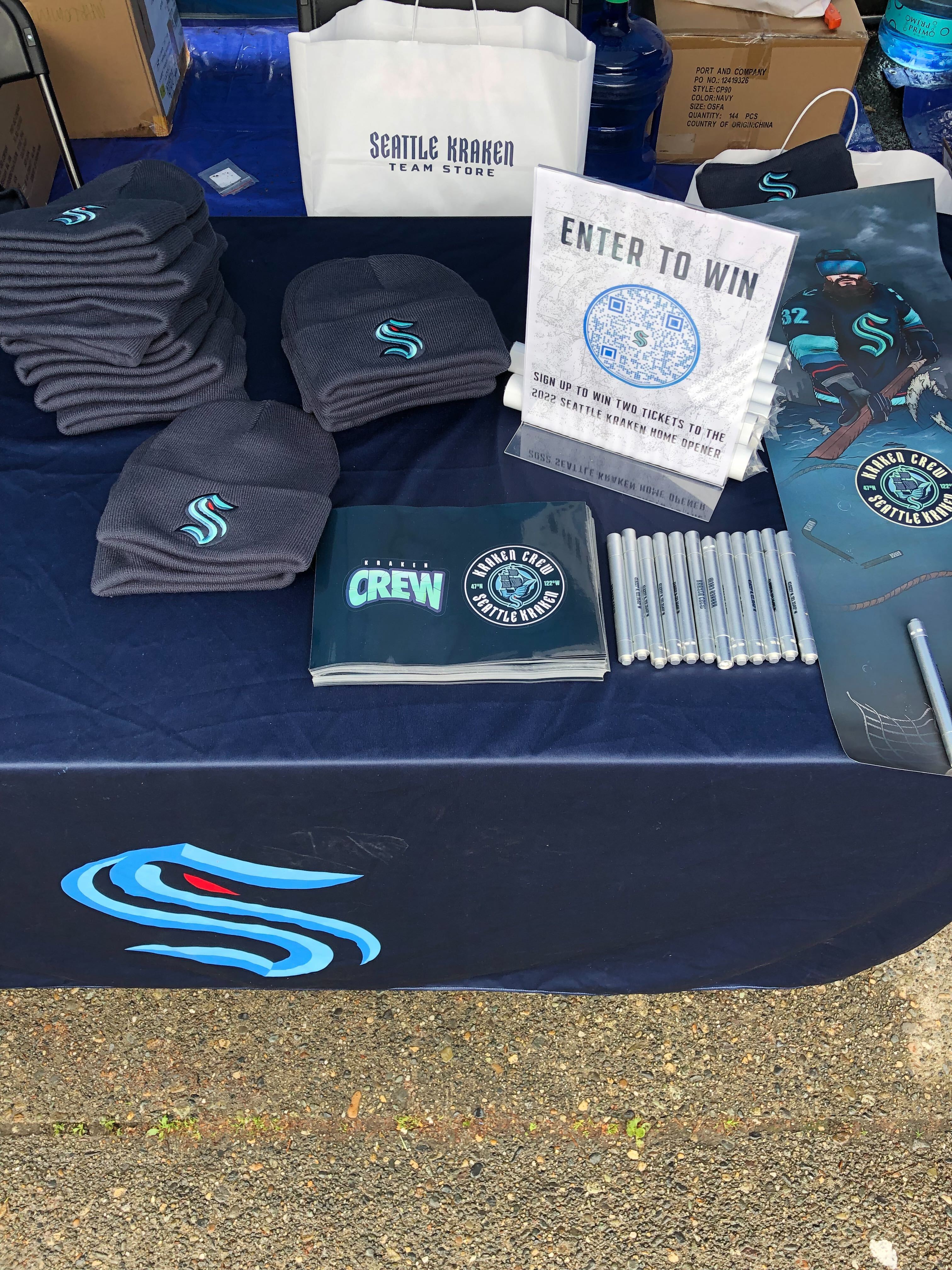 Seattle Kraken Team Store on X: Dive into our amazing selection of merch  at the Lair 🌊 Find the perfect fit and get ready to cheer on the  @SeattleKraken today as they