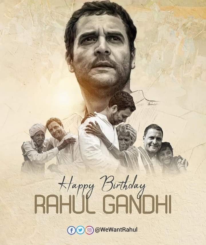 Happy Birthday Rahul Gandhi ji 