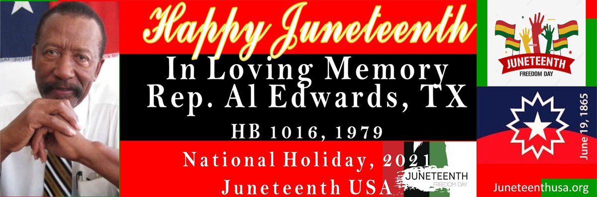 Happy Heavenly Father’s Day Weekend & Happy Heavenly Juneteenth Weekend Daddy! It will never be the same without you! We love and respect all that you were to us! 💔
juneteenthusa.org