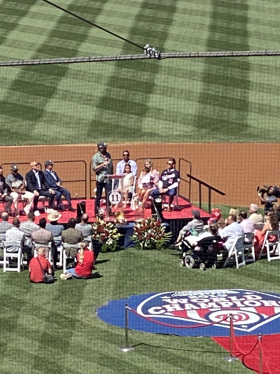 KrizekForVA's tweet photo. Today feels like that day the fans never got to celebrate the 2019 #WorldSeries championship. Congratulations to #RyanZimmerman, #MrNational #MrWalkOff! @Nationals https://t.co/hehHoOM7qk