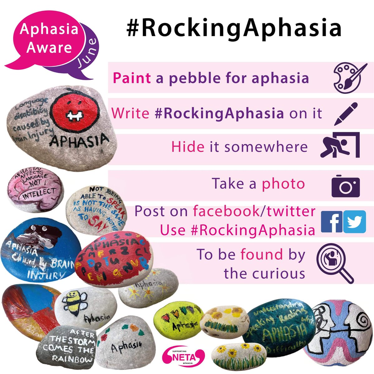 A shout out to #ASSETS2022 community and all my fellow #aphasia #a11y researchers. Will you join us this month in #RockingAphasia? @am_piper @Dr_Gennaro_Imp @Tom_Langford_ @AineKearnsSLT @shaunkane @jmcgrenere @faustina_hwang @ACM_CEO @RoisinMcNaney #AphasiaAwarenessMonth