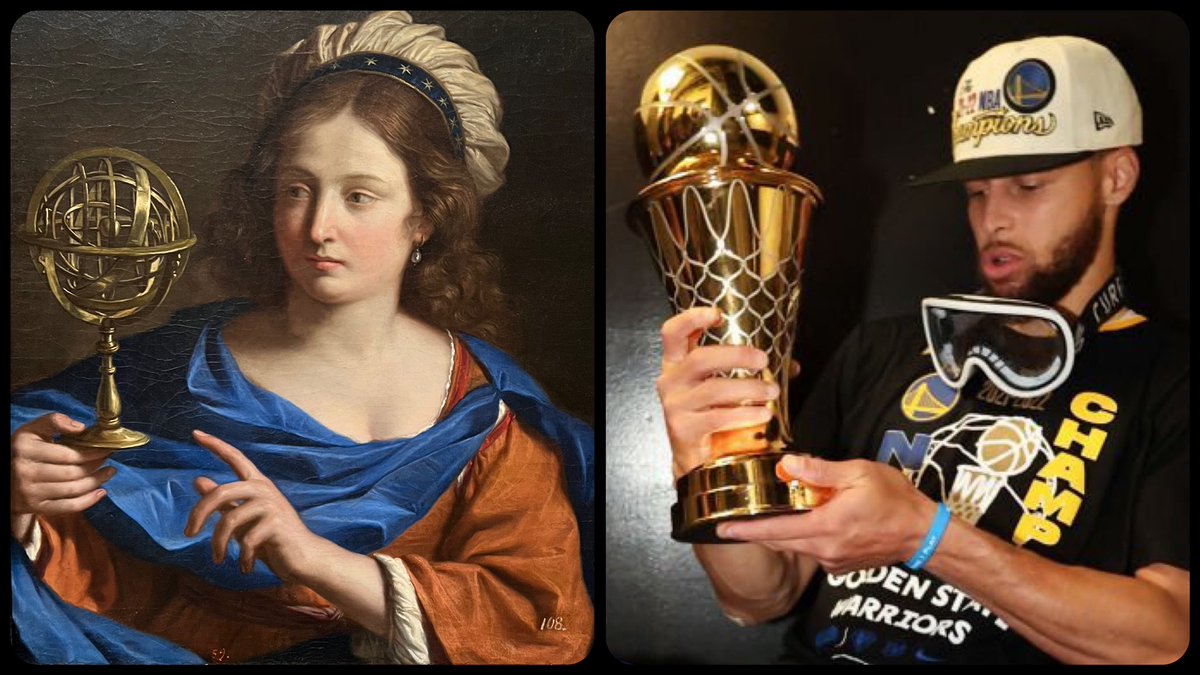 ArtButSports's tweet photo. Personification of Astrology, by Guercino, 1650-1655, 📸: @natlyphoto https://t.co/pKlyzj22wI