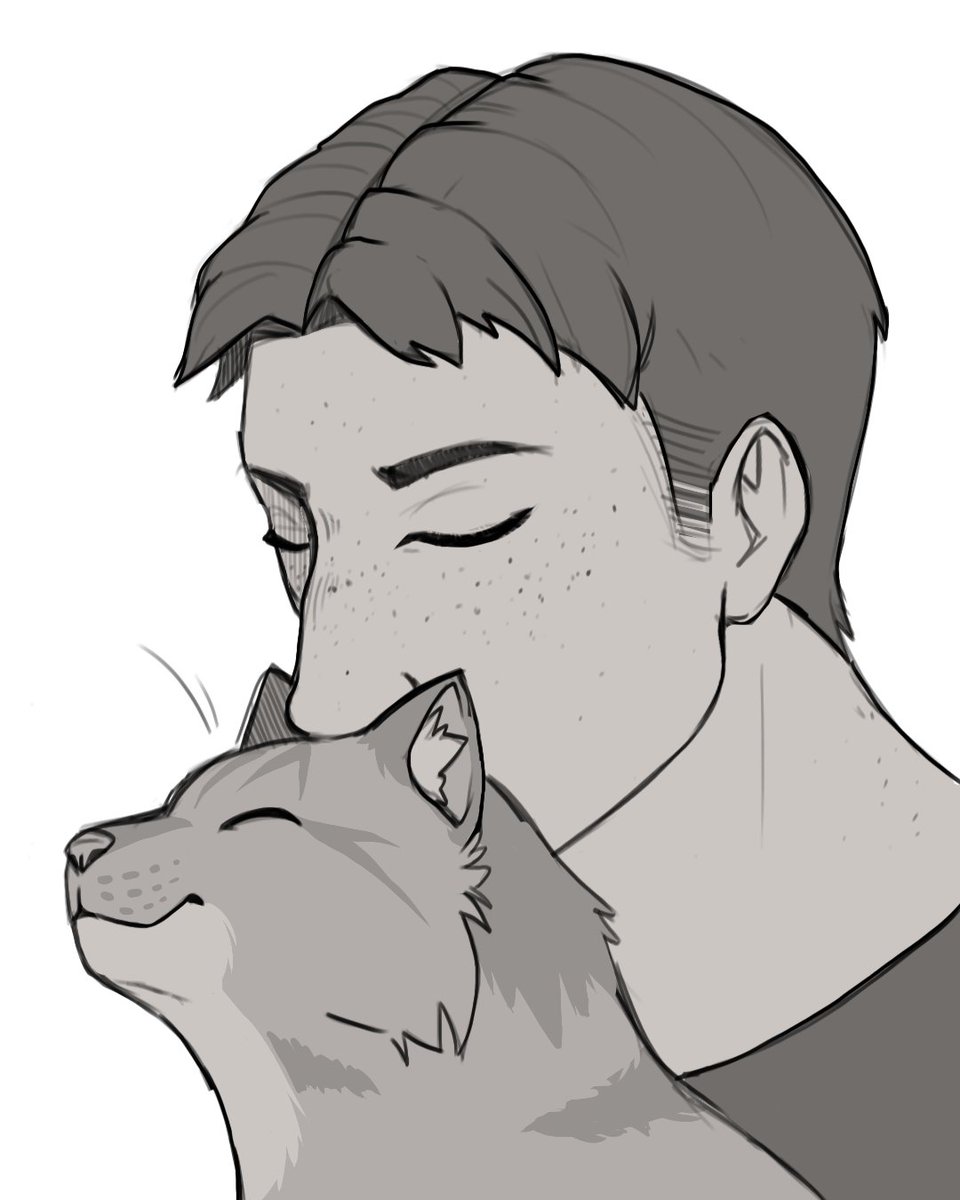 Current progress on Day 6 of #MarcoBodtWeek2022 - Pet

I knew I needed to showcase my little man in this one who goes by the same name as our sweet freckled boy. Have two Marco's everyone!

<a href="/MarcoBodtWeek/">Marco Bodt Week 2022</a>
