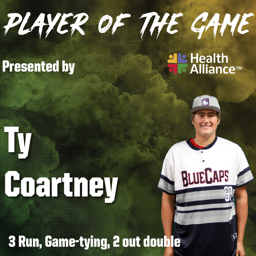 Game 1 was a close one! The Bobcats take the win and the pitcher of the game, but the BlueCaps hold on to the player of the game!

Presented by Health Alliance 

#WhereBaseballGrows