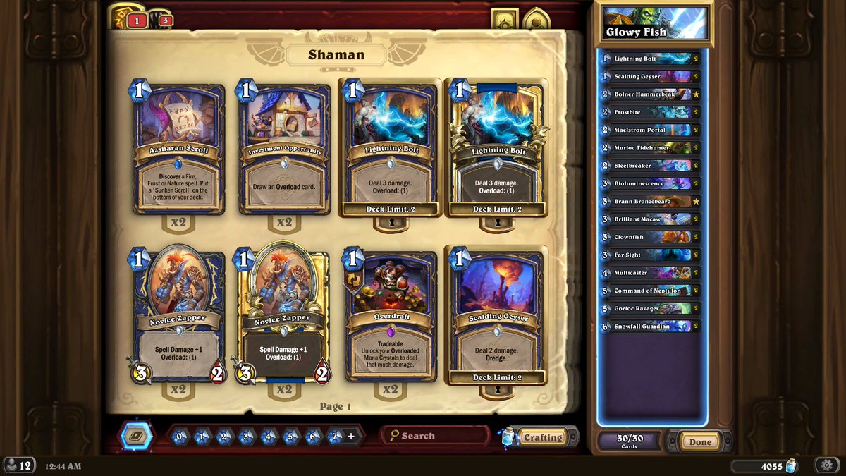 AlabrelHS's tweet image. Hit legend with glowy fish. Not sure about Command over Bracing Cold but this is bait anyway. Tidehunter for zero and Bio for lots of spell power and burn, or just freeze opponent.