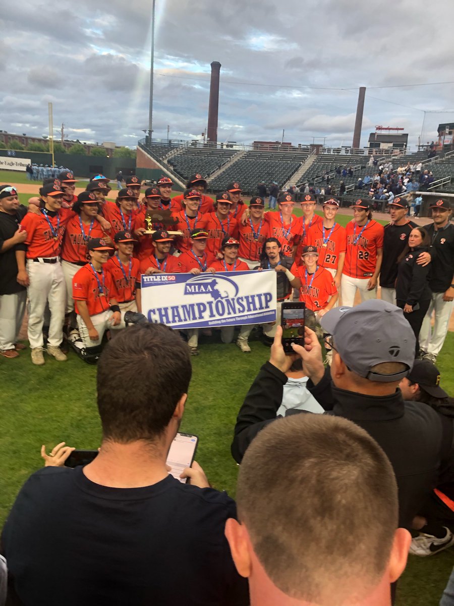 Congratulations to Taunton High Baseball on their D1 State Championship!! <a href="/TauntonToGo/">The Taunton Gazette</a> <a href="/DirtyTBaseball/">Taunton Baseball</a>