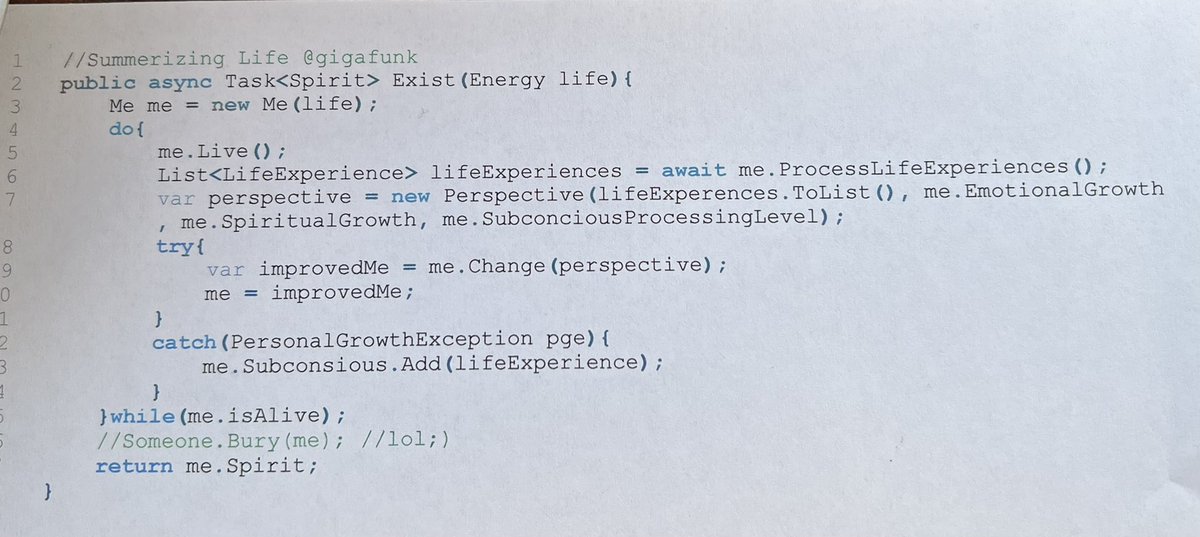 gigafunk's tweet image. In a nutshell, I would say this is my general view on life…well, for the hour or two I spent thinking about it today 😂 #cannabisculture #pseudocode #StonerThoughts #420life ✌🏼💚💨