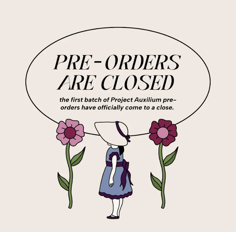 theinitiativeph's tweet photo. Pre-orders are now CLOSED ๐ฃ
Project Auxilium pre-orders are now officially closed! ๐ฅณ Thank you to everyone who supported us and the CRIBS Foundation, Inc. ๐ฅฐ
#ProjectAuxilium #PreorderClosing #Merch
Caption by ma-eh
Posters by soupia https://t.co/Mzh360yZxA