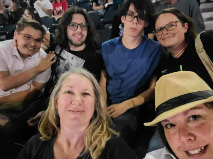 Brought our sons to #nkotbmixtapetour