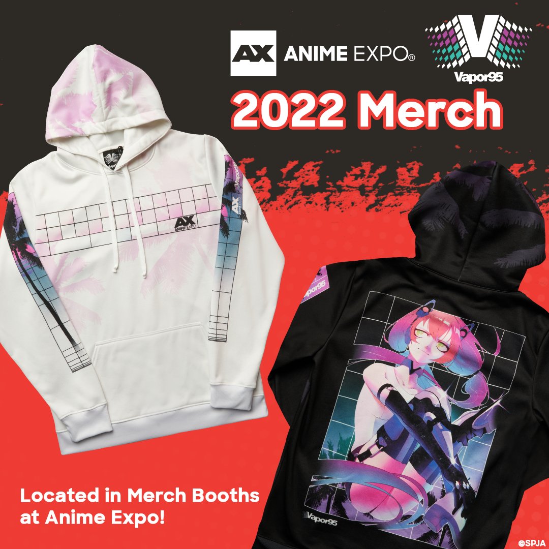 Anime Expo on Twitter "Sneak Peek to our AX2022 x VaporFashion Merch