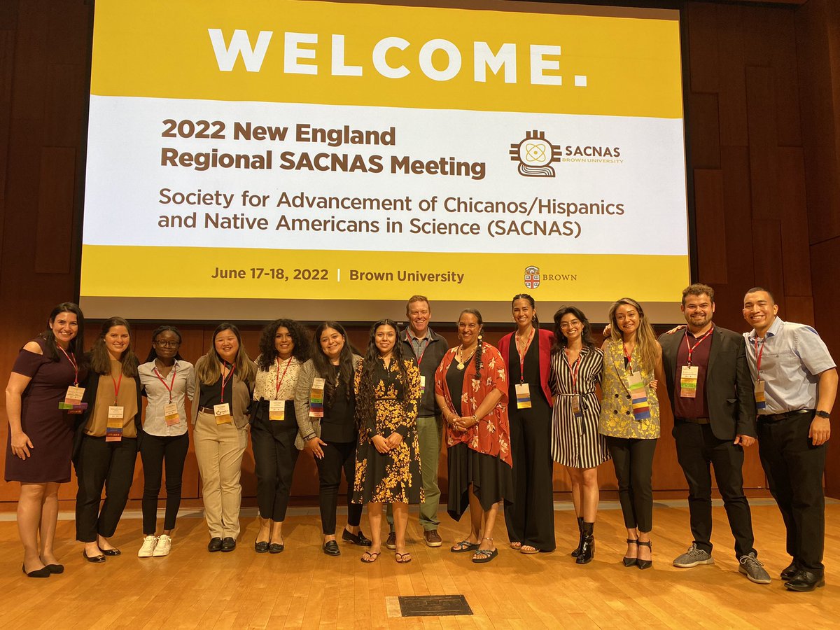 Thank you for an incredible meeting New England Regional SACNISTAS!!! It was our honor to host you! Safe travels home!  #SACNASNER22 @sacnas @Crystal_JV