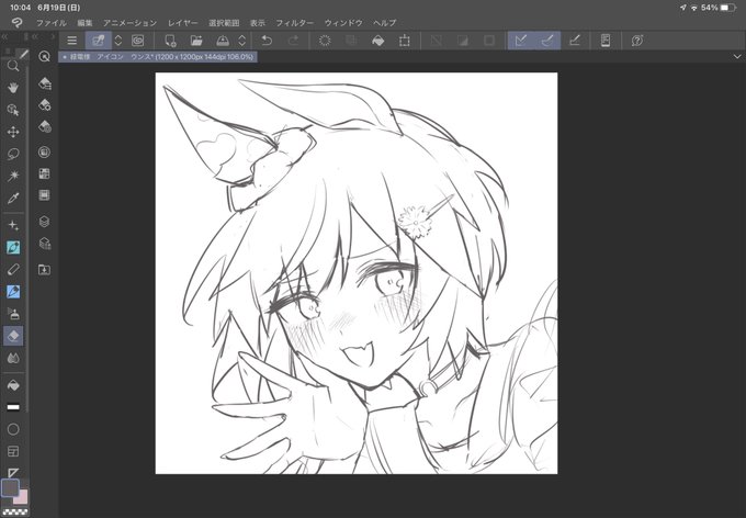 ご依頼のウンス描いてる 