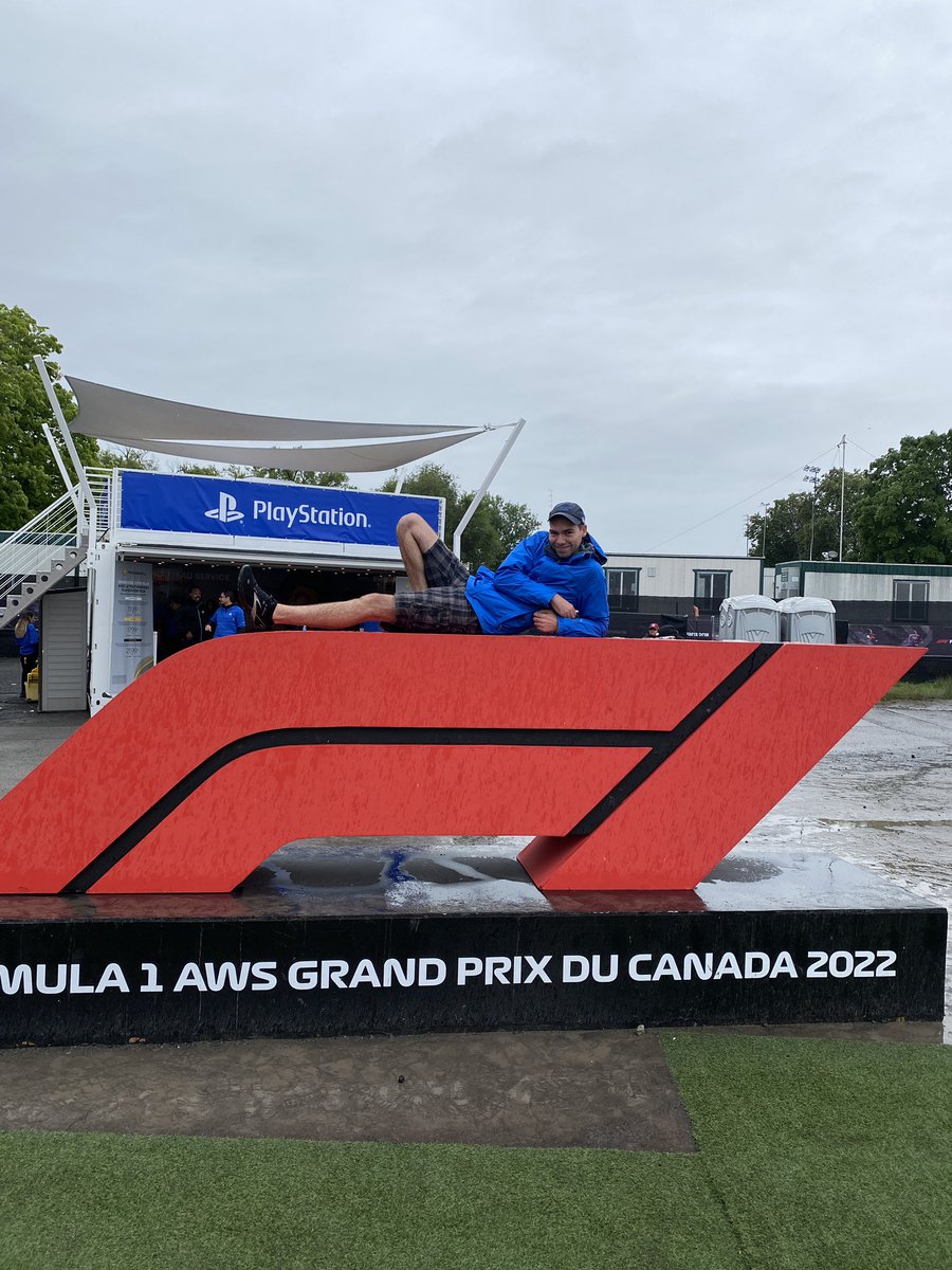 Having a great time in montreal! #tracktv #canadianGP #f1