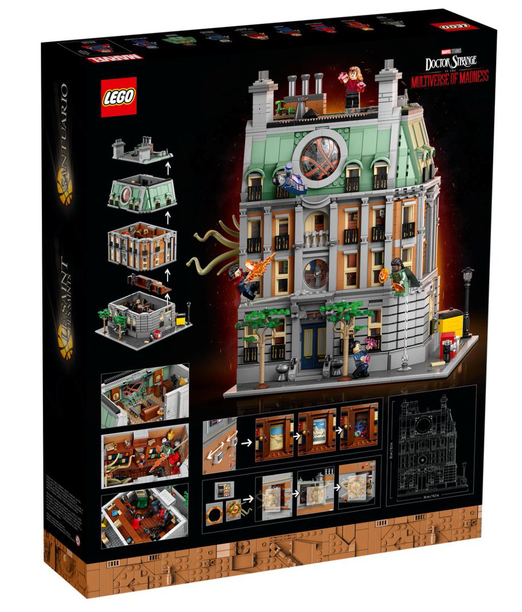 DiscussingFilm's tweet photo. LEGO has revealed the Sanctum Sanctorum set, inspired by ‘Infinity War’ and ‘Multiverse of Madness’.

The set costs $249.99 and will release on August 1. https://t.co/6H5eAhJPTr