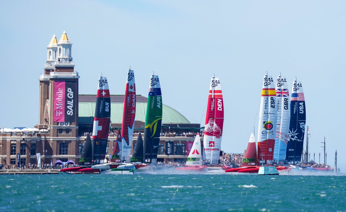 #UnitedStatesSGP 
シカゴ大会第 Day 1️⃣
1日目の順位はこちら👇

1️⃣🇨🇦<a href="/SailGPCAN/">NorthStar SailGP Team</a>
2️⃣🇬🇧@SailGPGBR
3️⃣🇳🇿<a href="/SailGPNZL/">New Zealand SailGP Team</a>
4️⃣🇦🇺<a href="/SailGPAUS/">Australia SailGP Team</a>
5️⃣🇩🇰<a href="/SailGPDEN/">Denmark SailGP Team</a>
6️⃣🇪🇸<a href="/SailGPESP/">Spain SailGP Team</a>
7️⃣🇨🇭<a href="/SailGPSUI/">Switzerland SailGP Team</a>
8️⃣🇫🇷<a href="/SailGPFRA/">DS Automobiles SailGP Team France</a>
9️⃣🇺🇸<a href="/SailGPUSA/">United States SailGP Team 🇺🇸</a>

#SailGP