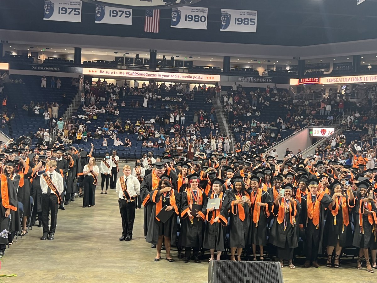 That’s a wrap !!! Another one in the books !! Congrats to the 2022 graduates of Churchland High School !!!
#CaPPSandGowns @GoCHSTruckers