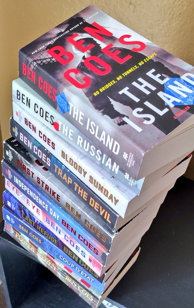 SteveMichAlmo09's tweet photo. Picked up the latest paperback of #TheIsland by @authorbencoes ft former Army Ranger #DeweyAndreas. Action packed thrill ride from start to finish!! Picked as my favorite book of '21! Can't wait to see what happens next with #Dewey or #RobTacoma #TheRussian 
@StMartinsPress https://t.co/EX69OQRB7u