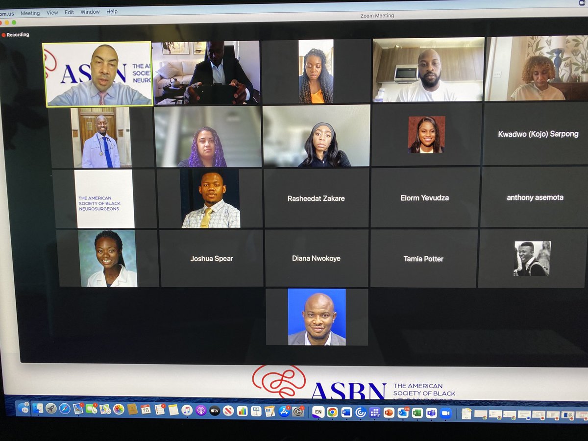 American Society of Black Neurosurgeons – 2nd intern/resident seminar. Thanks to our speakers Dr(s). Harris &amp; Sulaiman. Increasing diversity in neurosurgery. #leveltheplayingfield