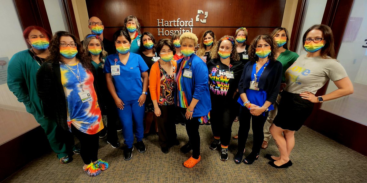 Members of the Hartford Hospital Transplant Team showed their support for Pride Culture & celebrated Juneteenth by supporting a local black owned business for lunch!