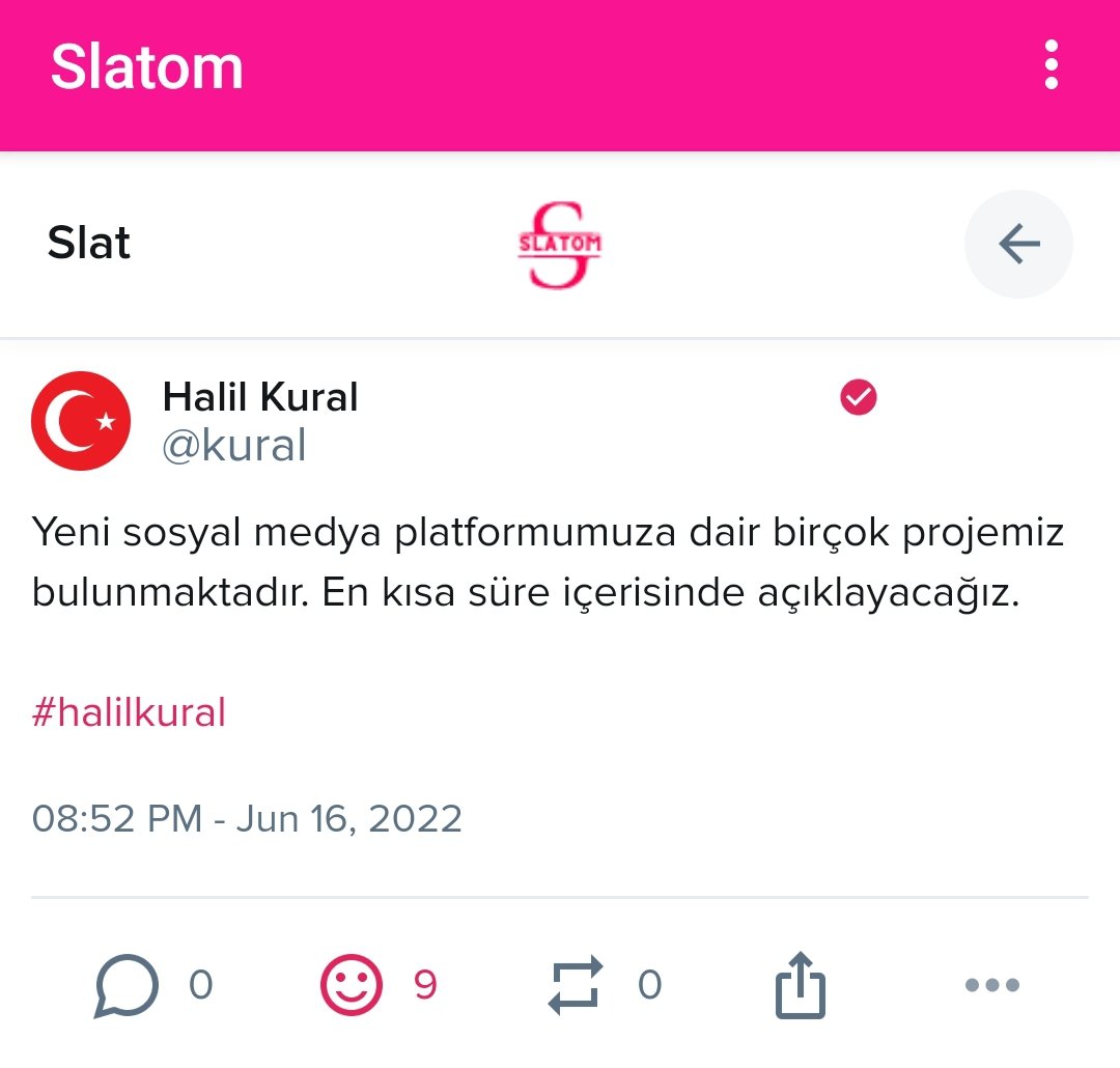 slatomofficial's tweet photo. Sosyal Medya Platformumuza dair bir çok projemiz bulunmaktadır.
https://t.co/caqPiGMjXI
#elazığ
#sosyalmedyasitesi
#slatom
#slat https://t.co/M7Q33xuATD