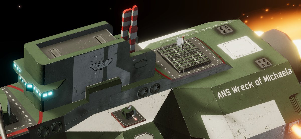 EridanusInd's tweet photo. Resizing VLS modules means using larger mounts for missiles gives more capacity and no longer looks ridiculous. Part of our upcoming missile update!

#screenshotsaturday #game #indiegame #missile #space #spaceship #starship #scifi #scifisat https://t.co/jsm9qYB44F